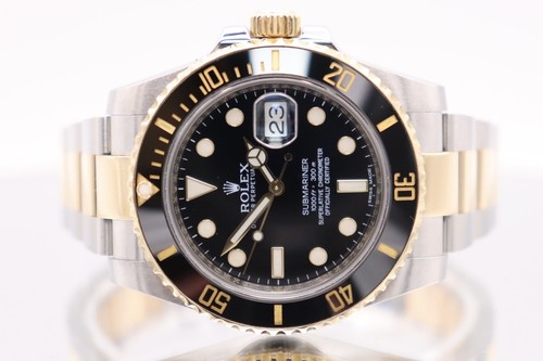 Rolex submariner date - date, 18k