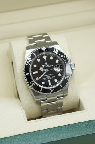 Rolex steel submariner date - rolex,