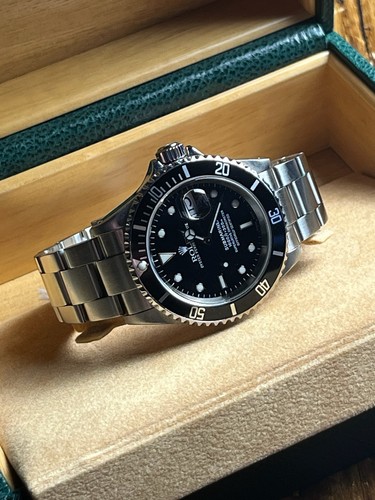 Rolex submariner men black - rolex,