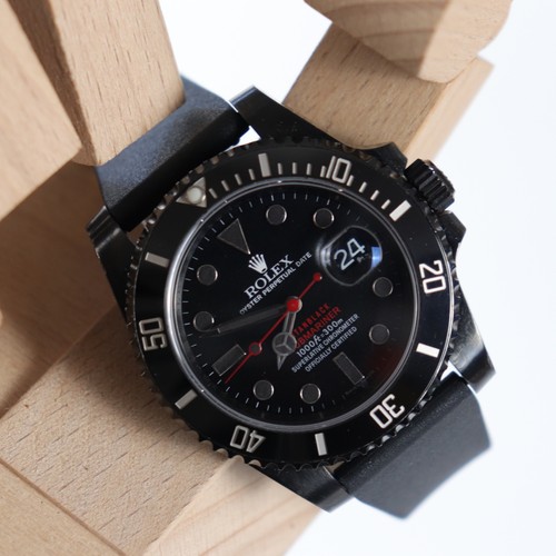 Rolex titan black submariner - rolex,