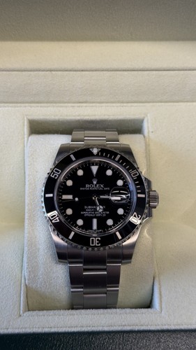 Rolex submariner men black - rolex,