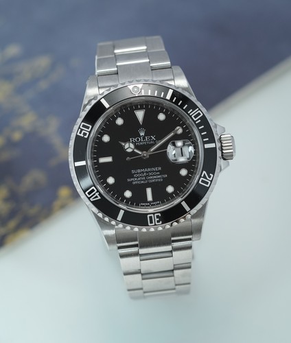 Rolex 16610 submariner date - date, a