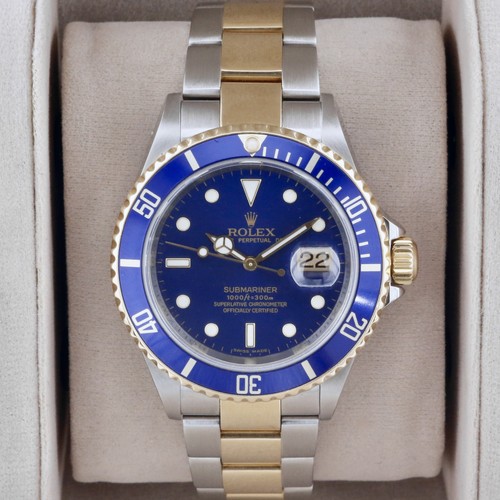 Rolex submariner 16613 blue - submariner,